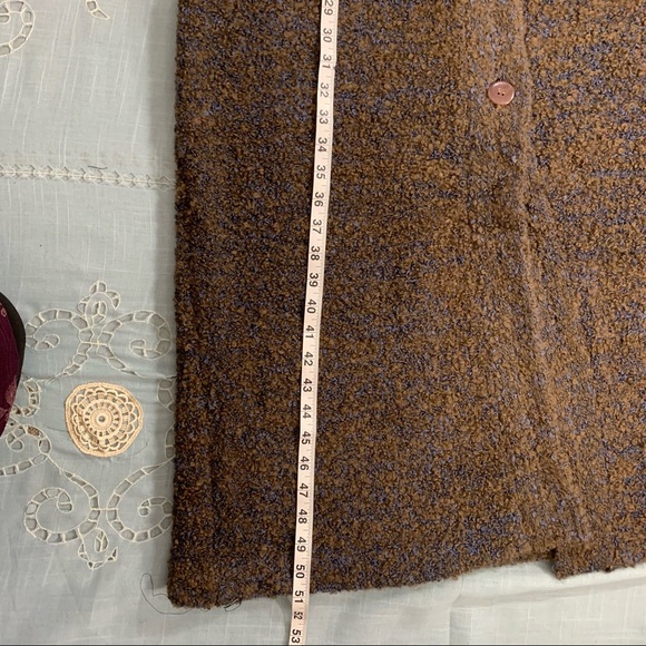 Vintage Clements West wool blend long sweater coat - Picture 7 of 16